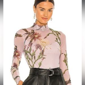 ALLSAINTS Nolina Elia Bodysuit in Plaster Pink